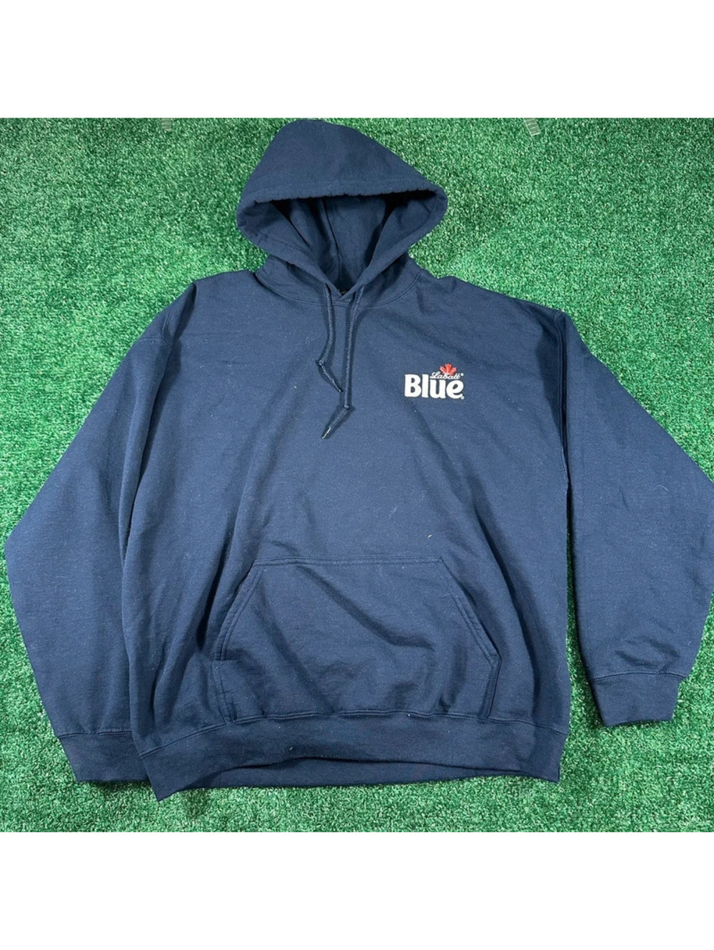 Modern Labatt blue navy hoodie sweatshirt size XL